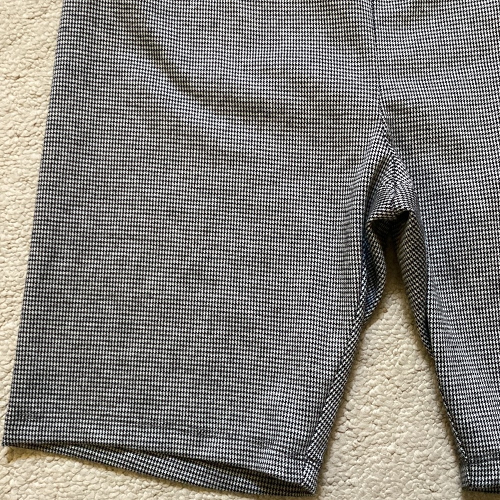So Houndstooth Print Double Knit Bike Shorts - Picture 6 of 8